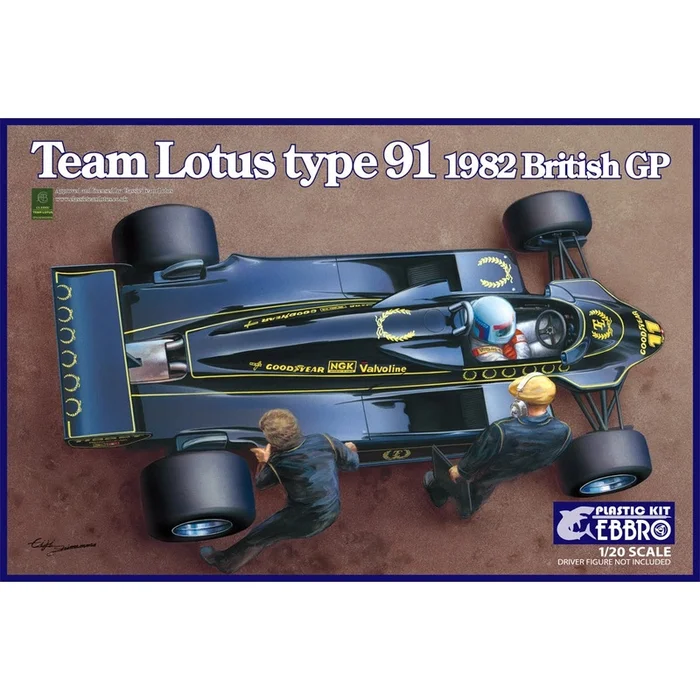 EBBRO Team Lotus Type 91 1982 British GP 1:20 – EBR20012
