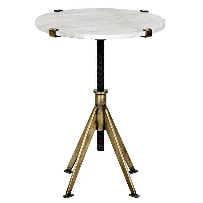 edith adjustable side table, small