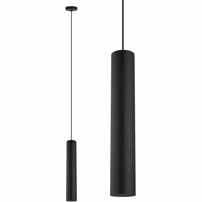 EGLO 62558A Tortoreto Contemporary Matte Black Mini Hanging Lamp