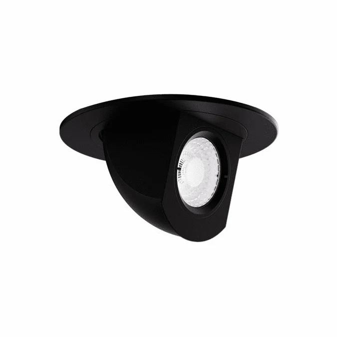 Elco EL497CT5BZ2 Contemporary Black LED 4 inch Round LED Adjustable Pull-Down Down Lighting Insert