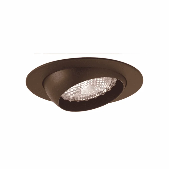 Elco EL518BZ Contemporary Bronze Medium Base 5″ Recessed Light Eyeball Recessed Ceiling Light