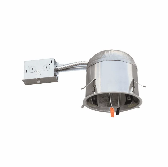 Elco EL760RICDXA Modern 6″ 0-10V Shallow Remodel Dedicated LED Recessed Can Housing