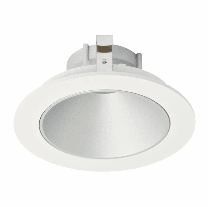 Elco ELK4118H Pex Modern Haze with White Ring 4 Inch Round Deep Ceiling Can Light Reflector