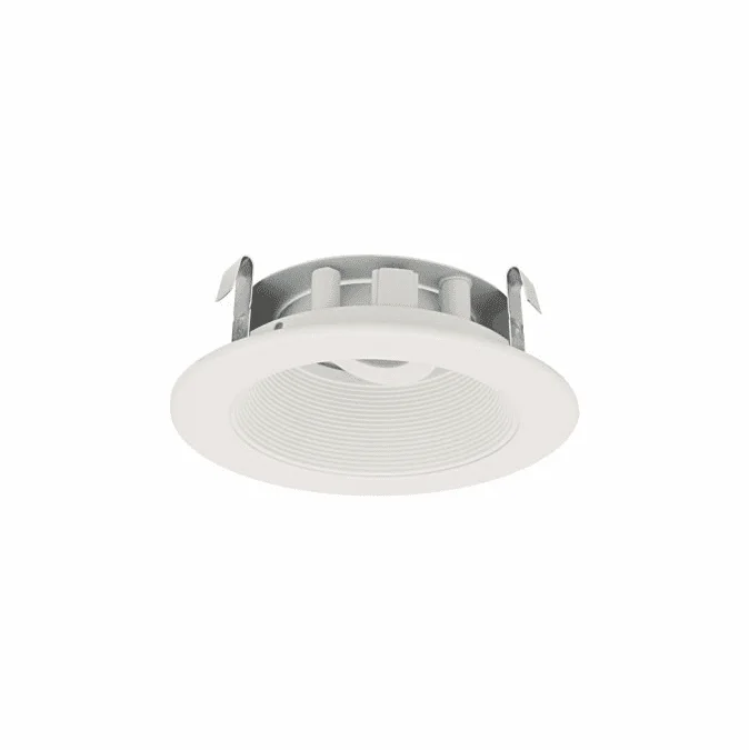 Elco ELK4193W Koto System Pex Modern All White 4″ Round Adjustable Phenolic Recessed LED Lighting Baffle