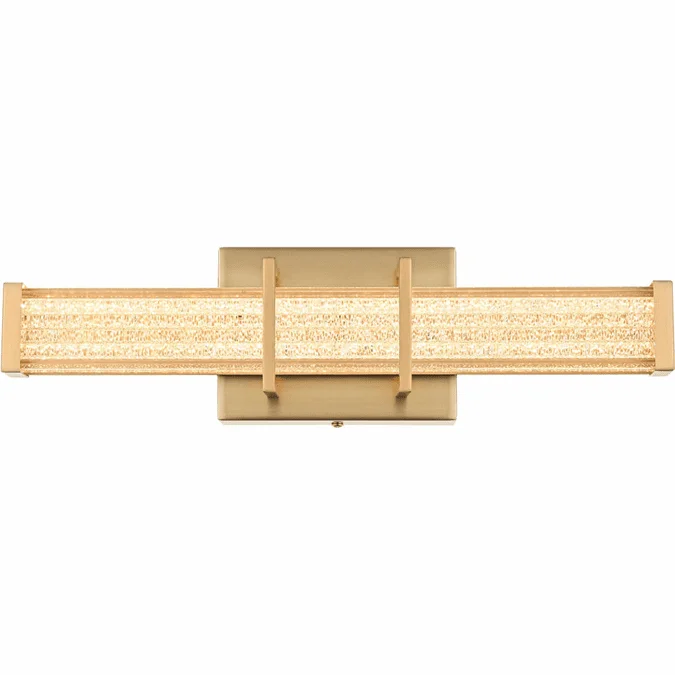 Elegant LD302W16SG Ivaan Modern Satin Gold LED 16″ Bath Light Fixture