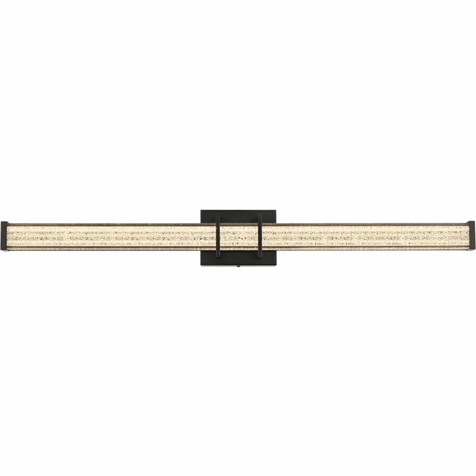 Elegant LD302W36BK Ivaan Contemporary Black LED 36″ Bathroom Light Sconce