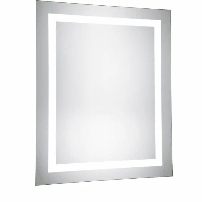 Elegant Lighting MRE-6003 Element Modern Glossy White LED 24″ x 30″ Rectangle Mirror