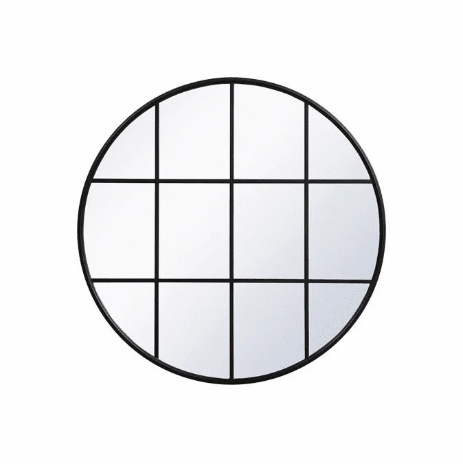 Elegant MR634242BK Motif Black Wall Mounted Mirror