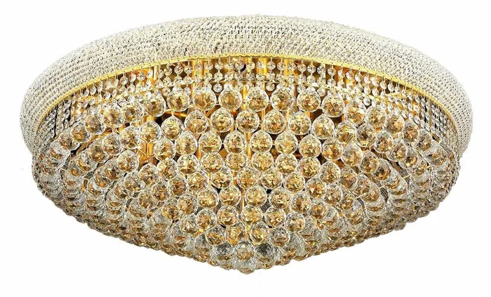 Elegant Primo 20-LT Gold Flush Mount Clear Royal Cut Crystal – V1800F36G/RC