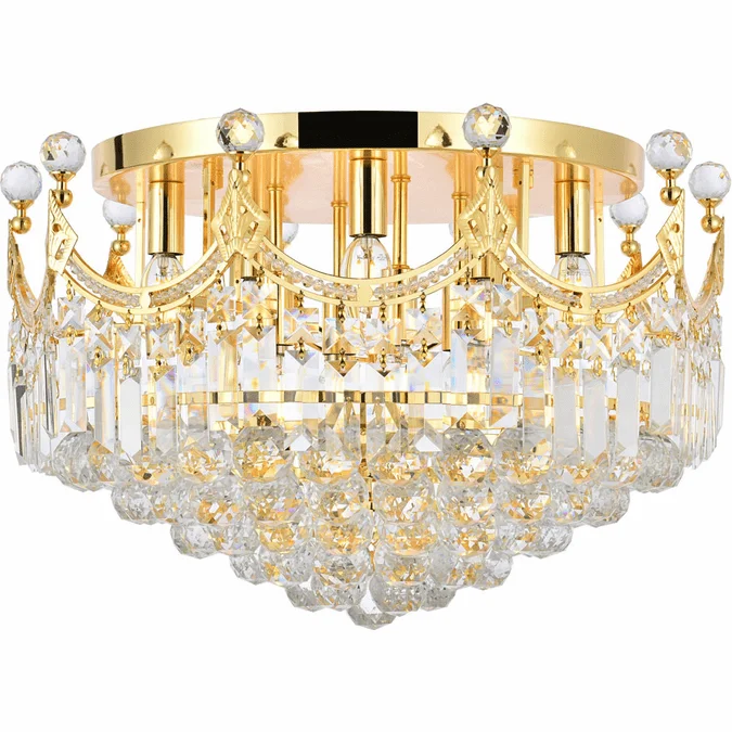 Elegant V8949F20G/RC Corona Gold 20″ Ceiling Lighting