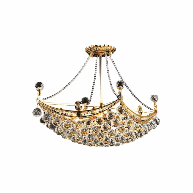 Elegant V9800D24G/RC Corona Gold Pendant Lighting