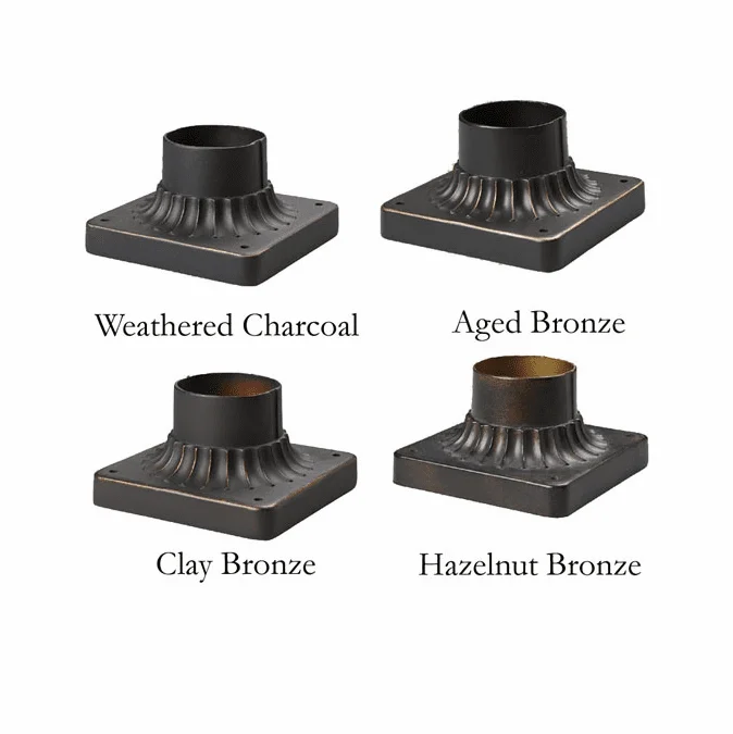 Elk Home 43003 Outdoor Lighting Post 6 inches high Pier Mount