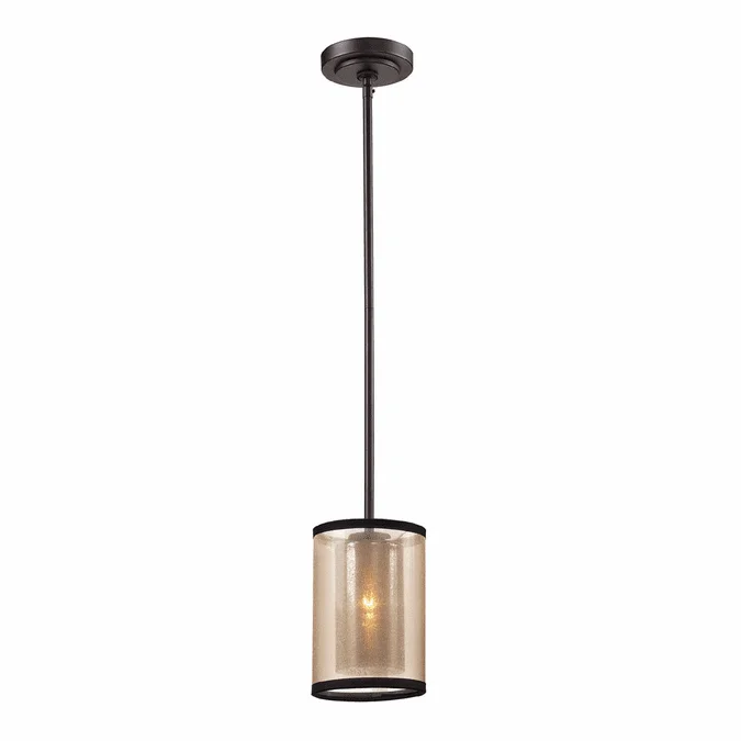Elk Home Showroom 57026-1 Diffusion Modern Oil Rubbed Bronze Mini Hanging Light