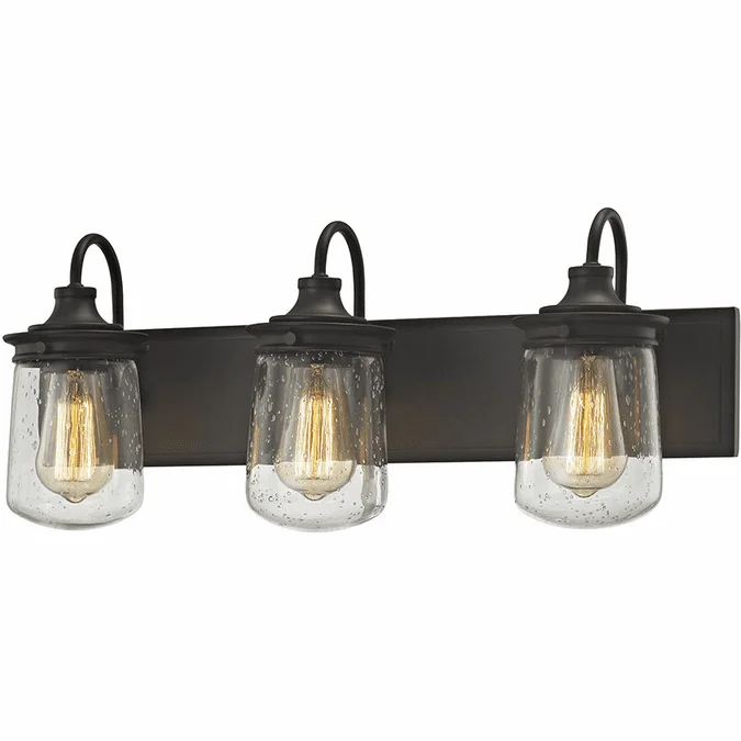 Elk Home Showroom 81212-3 Hamel Contemporary Oil Rubbed Bronze 3-Light Bath Lighting Fixture