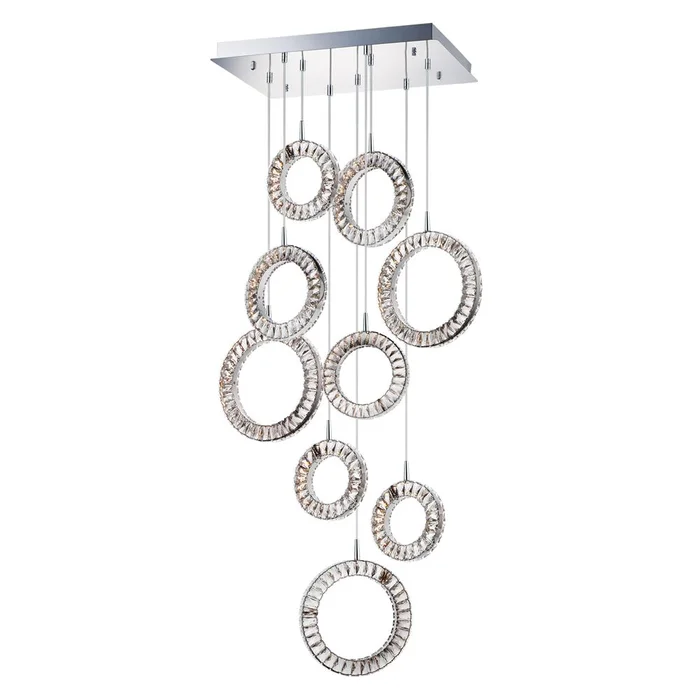 ET2 Charm LED 9-LT Pendant – Polished Chrome – E30568-20PC
