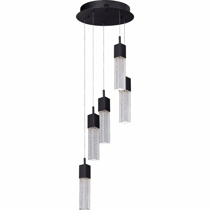 ET2 E22765-89BZ Fizz III Contemporary Bronze LED Multi Pendant Lamp