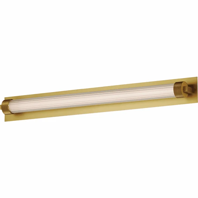 ET2 E23482-144NAB Doric Contemporary Natural Aged Brass LED 24″ Bathroom Light