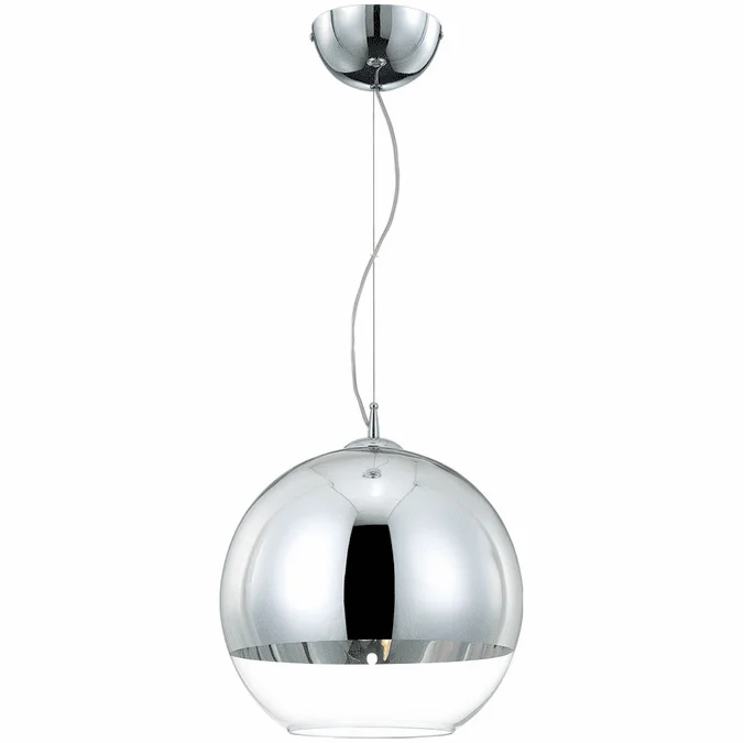 Eurofase 20454-012 Chromos Contemporary Chrome 12″ Mini Ceiling Pendant Light