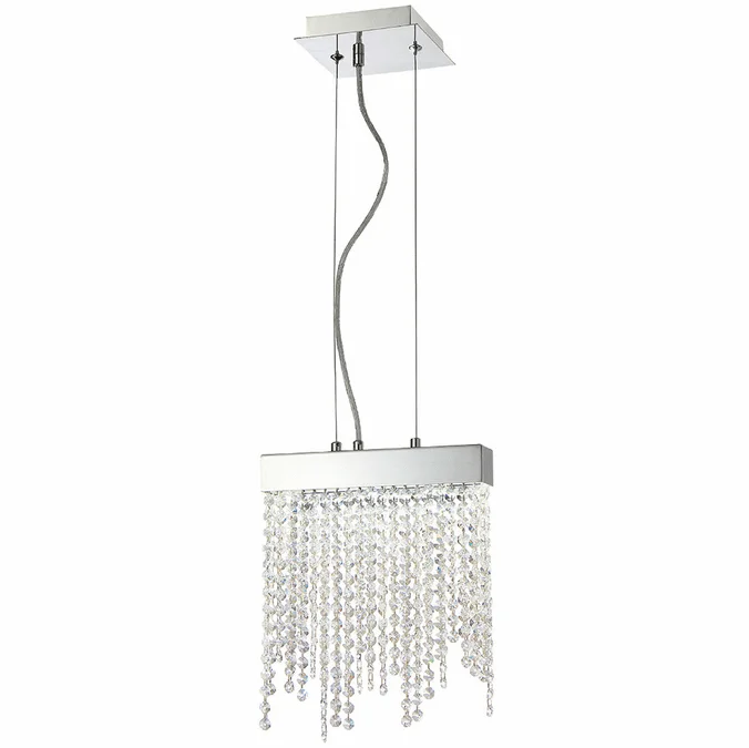 Eurofase 30004-016 Rossi Contemporary Chrome LED Drop Lighting