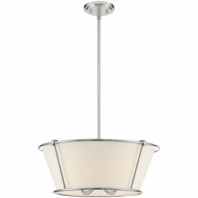 Eurofase 39045-021 Pulito Contemporary Polished Nickel 21″ Lighting Pendant