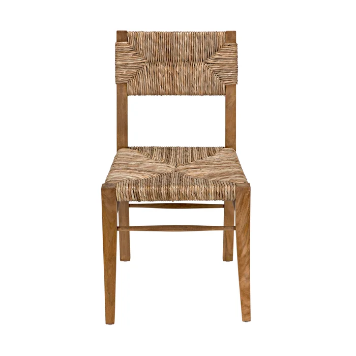 faley chair, teak with woven