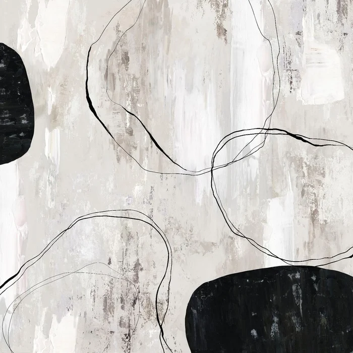 Falling Stones Giant Art 54×54 Wall Art|uvre dart murale Giant Art Falling Stones 54×54