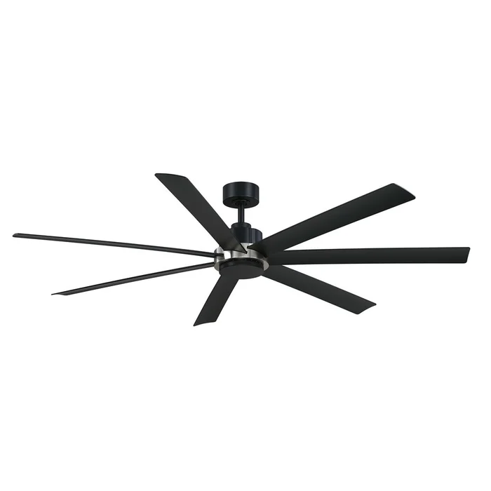 Fanimation Pendry – 72″ Ceiling Fan with BN Accent – Black – FPD6872BLBN