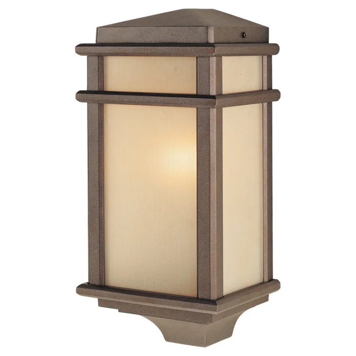 Feiss Mission Lodge 1-LT Wall Lantern – Corinthian Bronze – OL3403CB