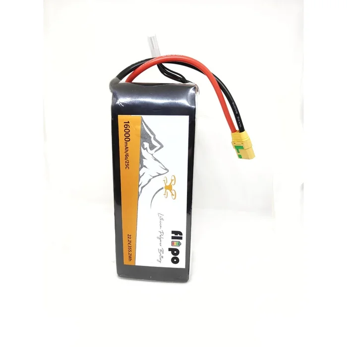 Flipo 16000mah 6S 25C (22.2V) Lithium Polymer Battery Pack LIPO