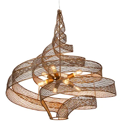 Flow Eight Light Pendant in Hammered Ore (137|240P08HO)