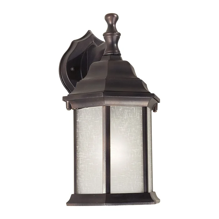 Forte 1-LT Cast Aluminum Outdoor Lantern – Antique Bronze – 1725-01-32