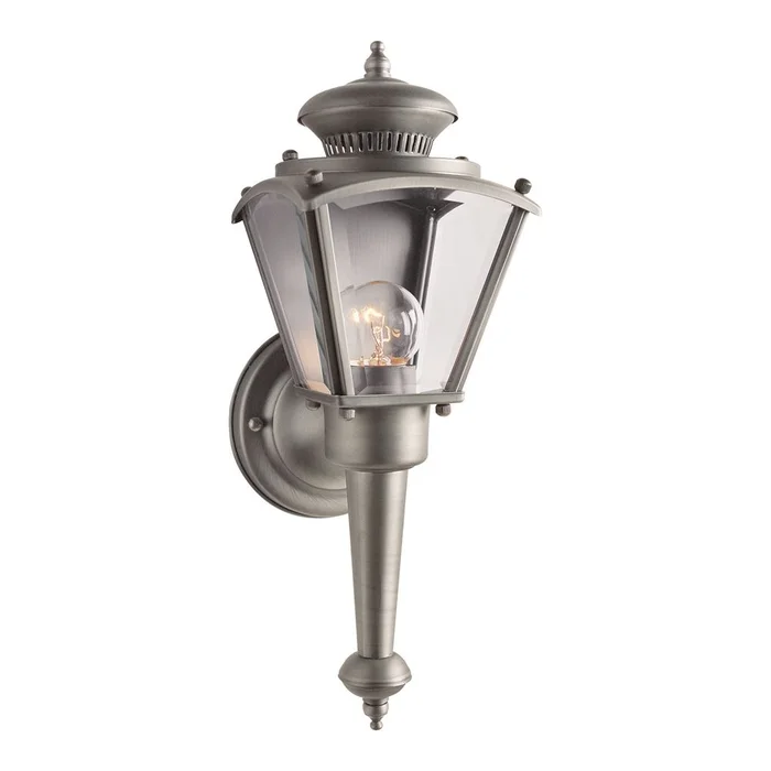 Forte 1-LT Outdoor Lantern – Olde Nickel – 1004-01-54