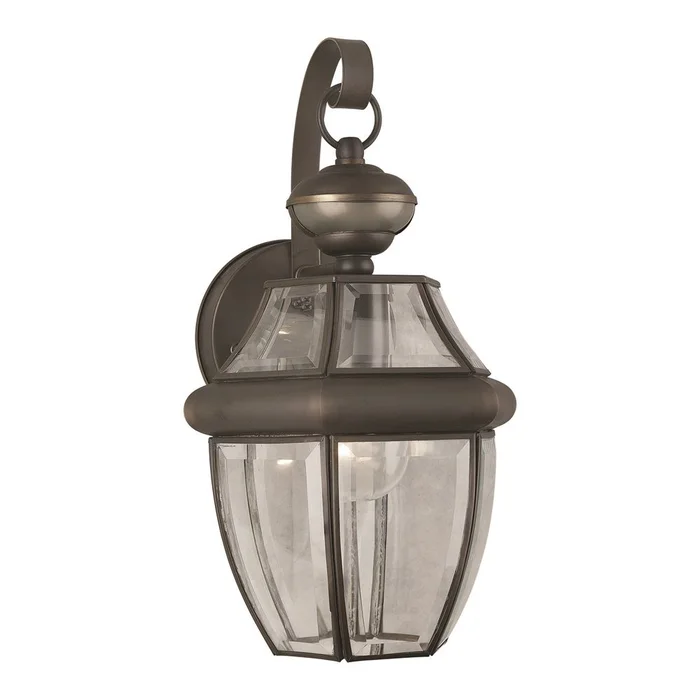 Forte 1-LT Sensor Lighting Brass Outdoor Lantern – Royal Bronze – 19007-01-14