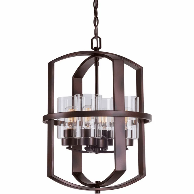 Forte 2718-04-32 Hyde Contemporary Antique Bronze Entryway Light Fixture
