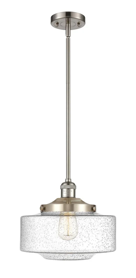 Franklin Restoration LED Mini Pendant in Satin Gold (405|201S-SG-G694-12-LED)
