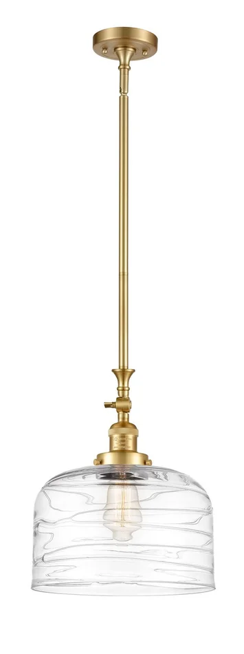 Franklin Restoration LED Mini Pendant in Satin Gold (405|206-SG-G713-L-LED)
