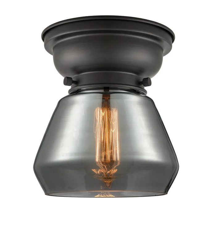 Franklin Restoration One Light Flush Mount in Brushed Brass (405|623-1F-BB-G173)