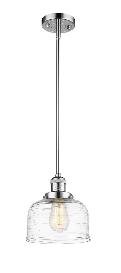 Franklin Restoration One Light Mini Pendant in Polished Chrome (405|201S-PC-G713)
