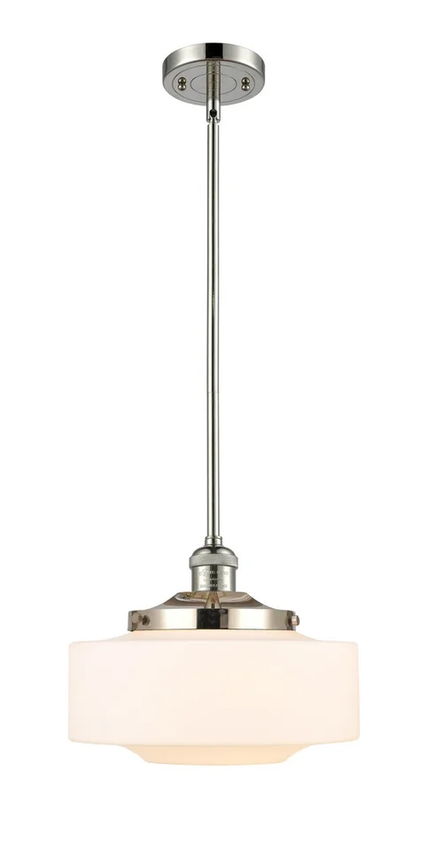 Franklin Restoration One Light Mini Pendant in Polished Nickel (405|201S-PN-G691-12)