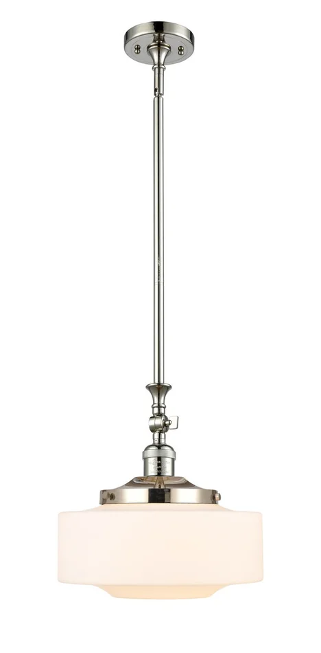 Franklin Restoration One Light Mini Pendant in Polished Nickel (405|206-PN-G691-12)