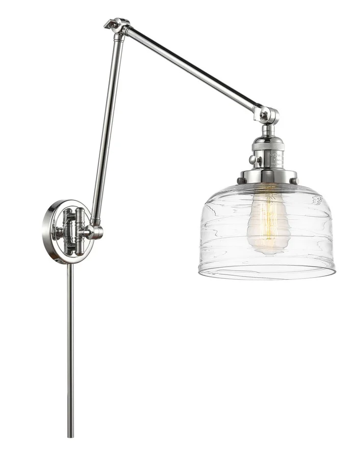 Franklin Restoration One Light Swing Arm Lamp in Polished Chrome (405|238-PC-G713)