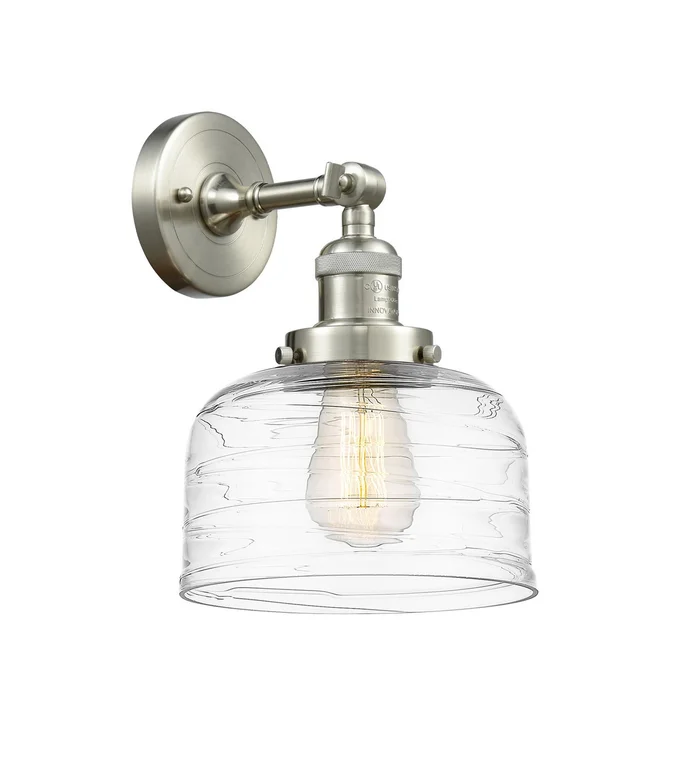 Franklin Restoration One Light Wall Sconce in Brushed Satin Nickel (405|203-SN-G713)