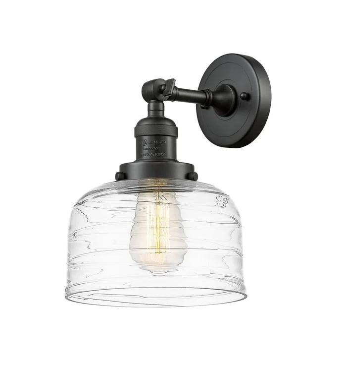 Franklin Restoration One Light Wall Sconce in Oil Rubbed Bronze (405|203-OB-G713)