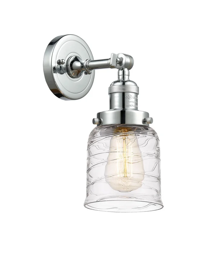 Franklin Restoration One Light Wall Sconce in Polished Chrome (405|203-PC-G513)