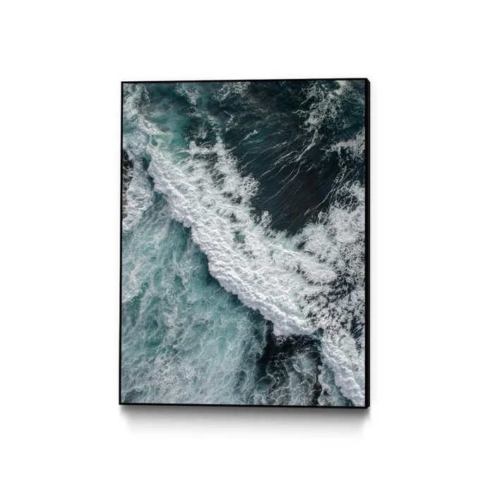From Above 9 Canvas Framed Black 30×40 Wall Art|uvre dart murale sur toile encadre noire From Above 9 30×40