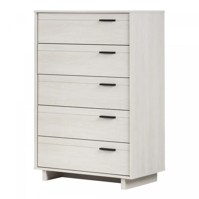 Fynn 5-Drawer Chest – Winter Oak | Fynn Commode 5 Tiroirs – Chne hivernal | D83GSPXF