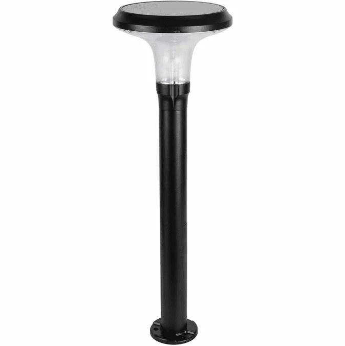Gama Sonic 314B50000 Vantage Modern Solar Bollard Outdoor Residential Landscape Lighting