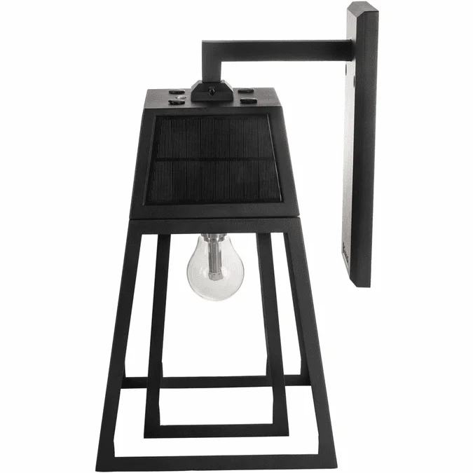 Gama Sonic 66B50010 Aria Contemporary Solar Outdoor Wall Sconce Lighting