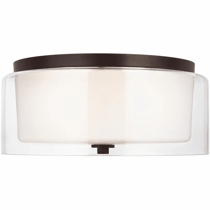 Generation Lighting 7537302EN3-710 Elmwood Park Bronze LED Ceiling Light