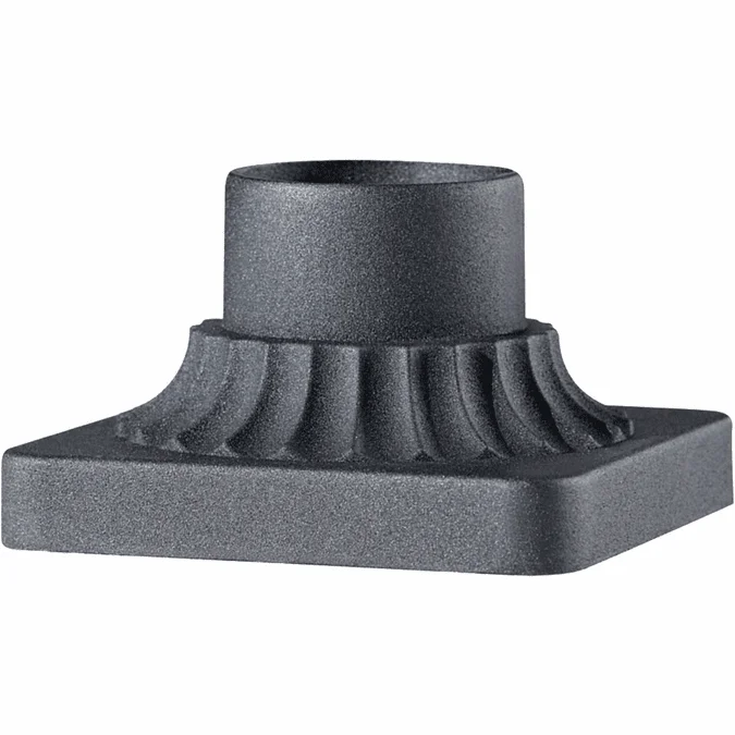 Generation Lighting PIER MT-BK Outdoor Pier Mounts Black Pier Mount